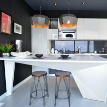 Diseño de cocina con barra: 60 fotos modernas del interior -6