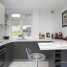 Diseño de cocina con barra: 60 fotos modernas del interior -9
