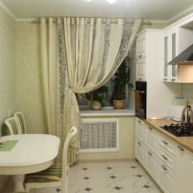 Diseño de cocina con papel pintado verde: 55 fotos modernas de interiores - 11