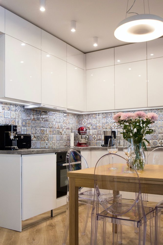 Conjunto de cocina blanco