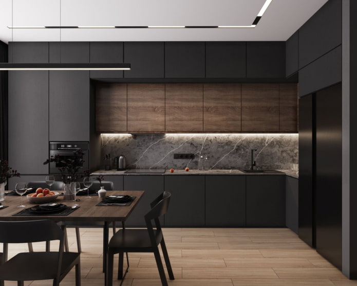 cocina de estilo minimalista