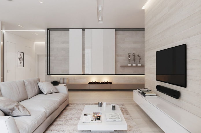 interior de un apartamento de tres habitaciones de 100 metros cuadrados