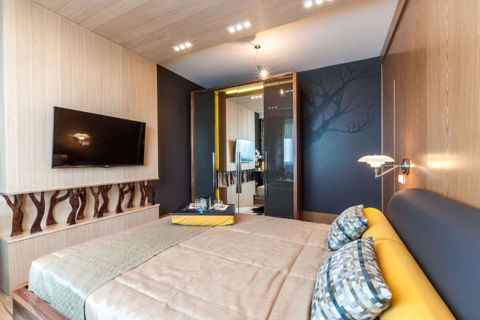 Interior de un apartamento de tres habitaciones de 100 metros cuadrados
