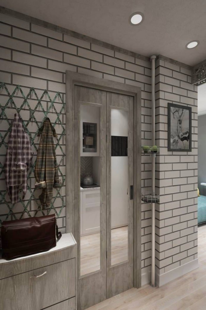 Fotografía del diseño del estudio de 14 m².