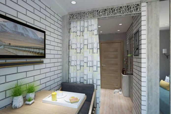 diseño fotográfico de un estudio de 14 m².