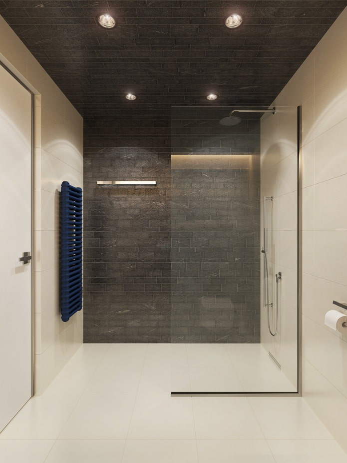 diseño de un baño en un estudio