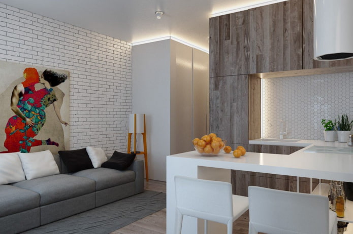Diseño de apartamento tipo estudio