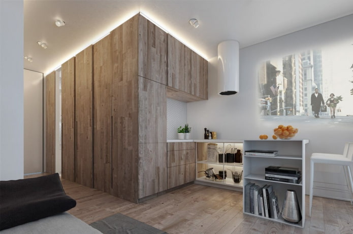 Diseño de apartamento de 32 m²