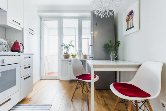 diseño de cocina en un apartamento de 35 metros cuadrados