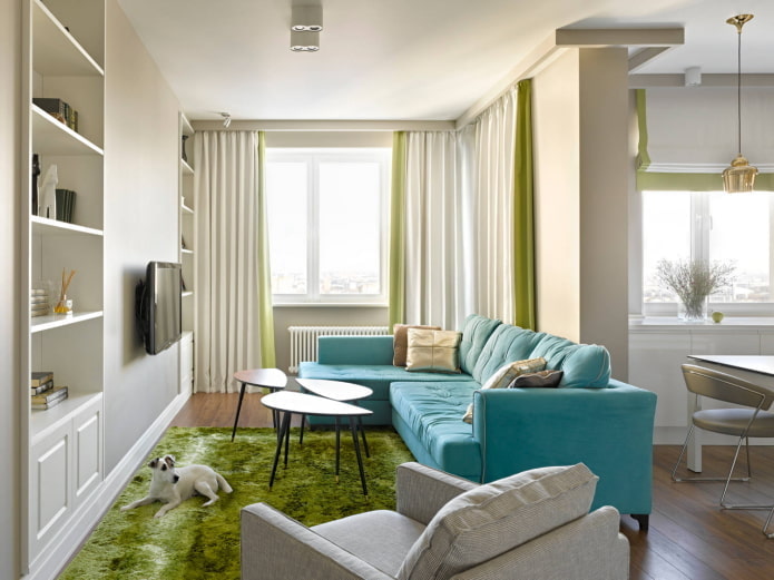 Bright living room