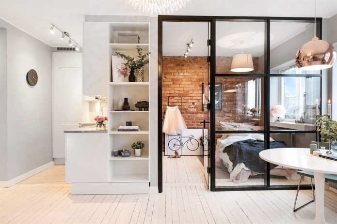Apartamento de 40 metros cuadrados en estilo escandinavo