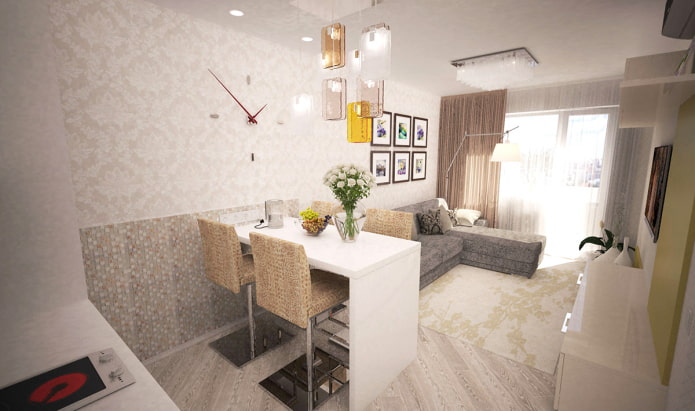Salón-cocina