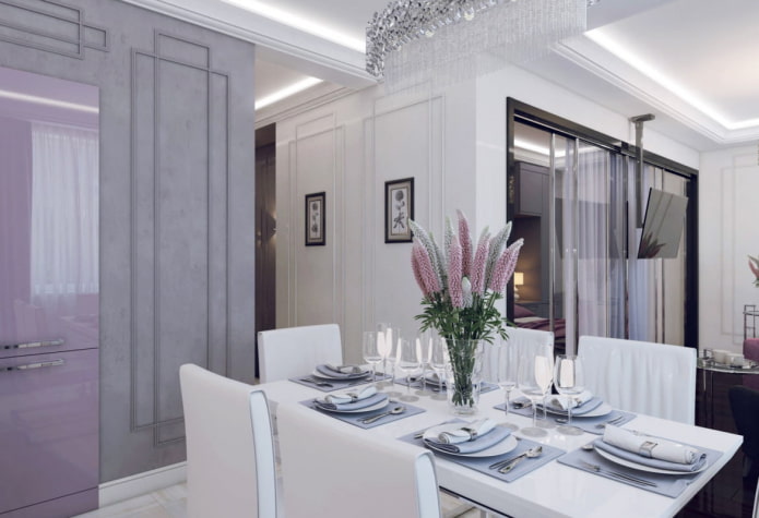 Interior de un estudio de 46 m