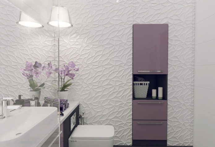 Baño en un estudio de 46 m²