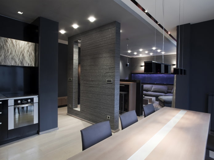 Interior de un apartamento de 50 metros cuadrados