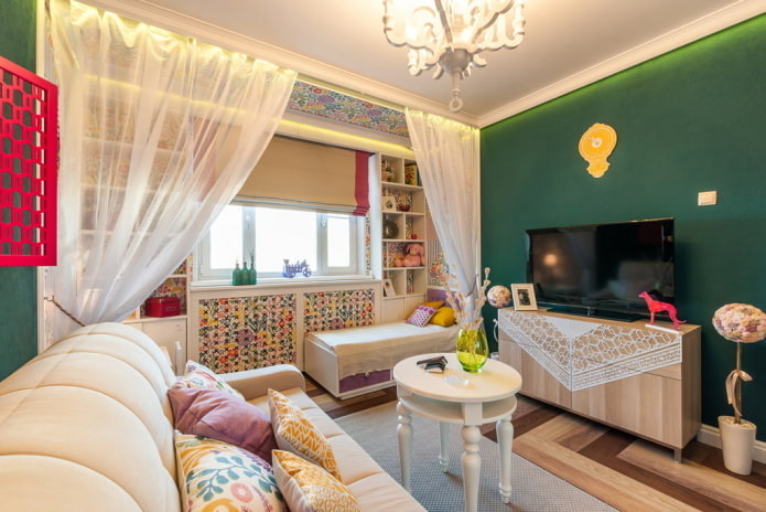 Rincón infantil en el interior de un estudio