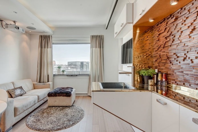 Interior de un estudio con una ventana