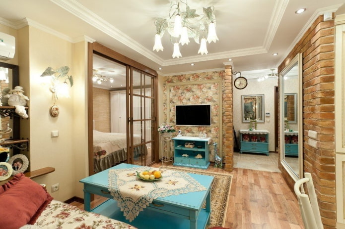 diseño de interiores de apartamentos tipo estudio