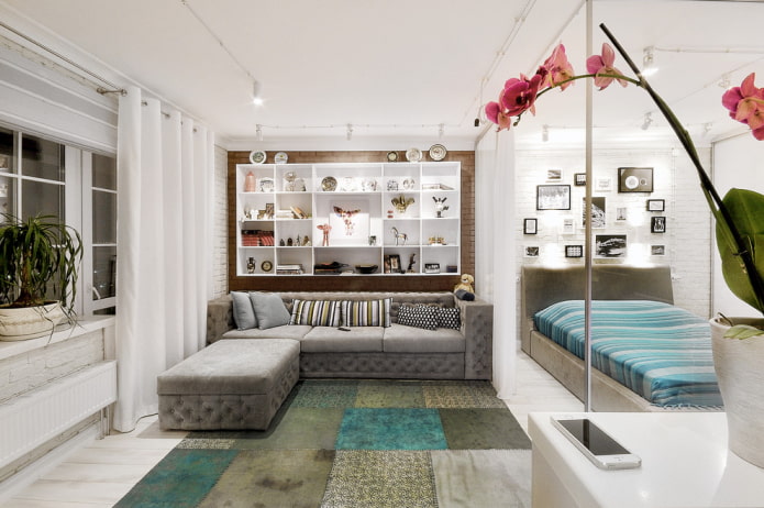 muebles en el interior de un estudio