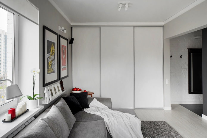 muebles en el interior de un estudio