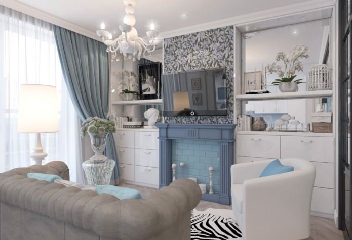 Proyecto de diseño de un apartamento en estilo neoclásico