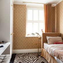 Interior de una habitación infantil pequeña: elección de color, estilo, decoración y muebles (70 fotos)-15