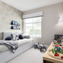 Interior de una habitación infantil pequeña: elegir color, estilo, decoración y muebles (70 fotos) - 18