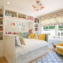 Interior de una habitación infantil pequeña: elección de color, estilo, decoración y muebles (70 fotos)-2