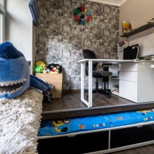Interior de una habitación infantil pequeña: elección de color, estilo, decoración y muebles (70 fotos)-7