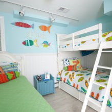 Interior de una habitación infantil pequeña: elección de color, estilo, decoración y muebles (70 fotos)-0