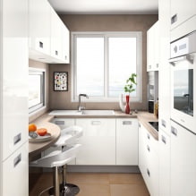 Diseño de cocina pequeña con barra-2