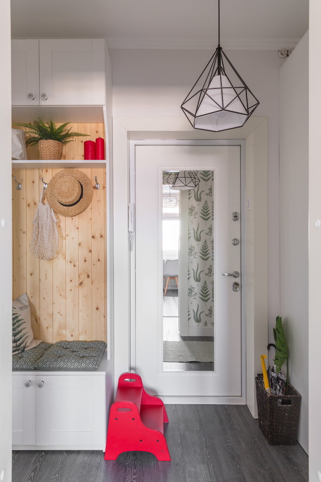 diseño de interiores de un pasillo muy pequeño