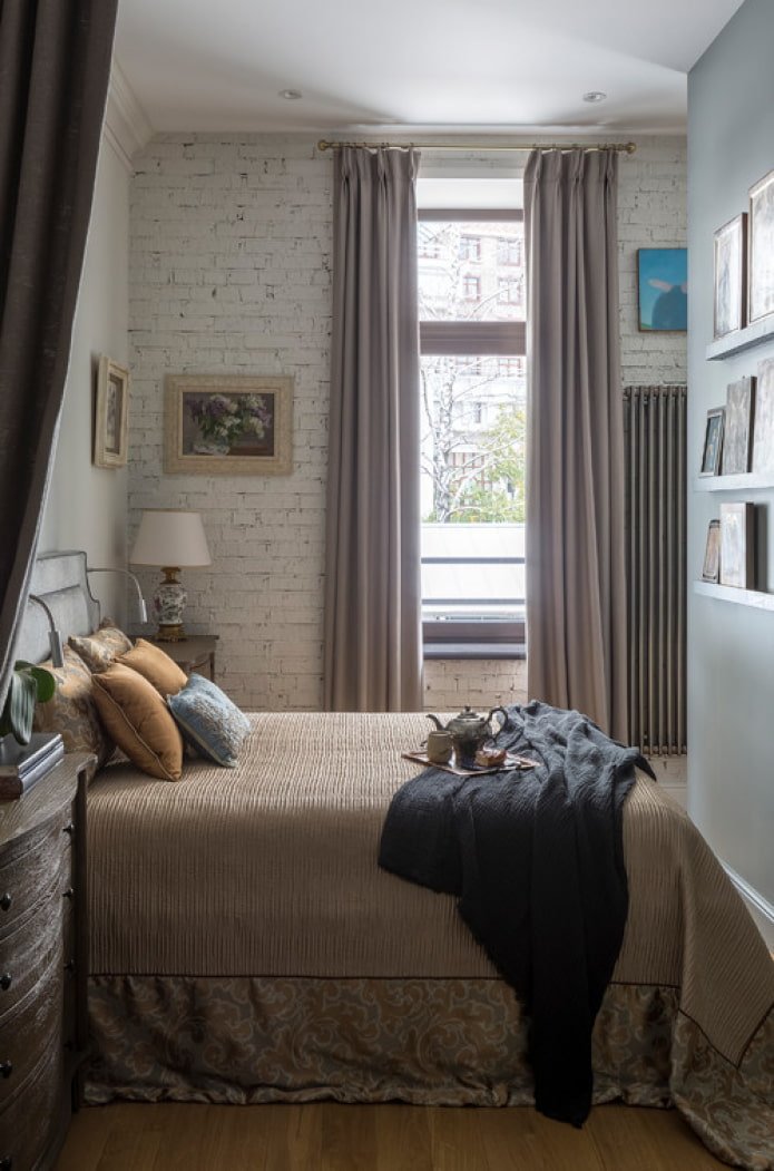 dormitorio de estilo retro