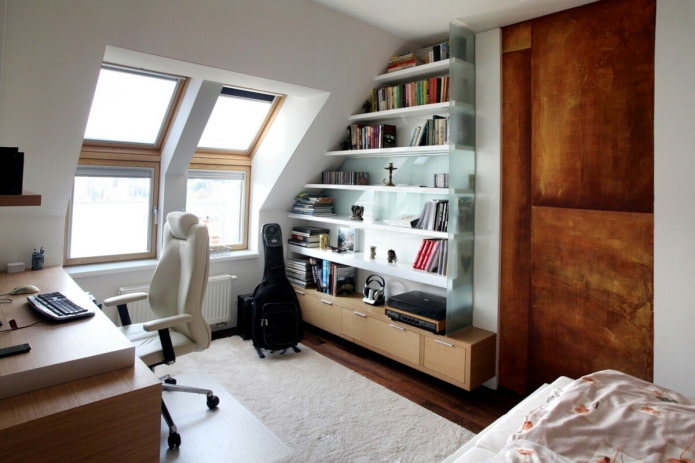 Habitación infantil en el ático
