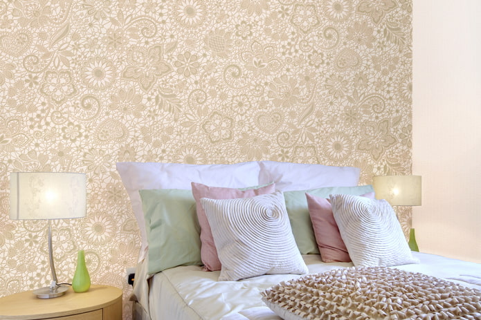 Papel pintado con estampado