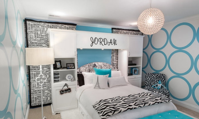 papel tapiz con círculos en el interior