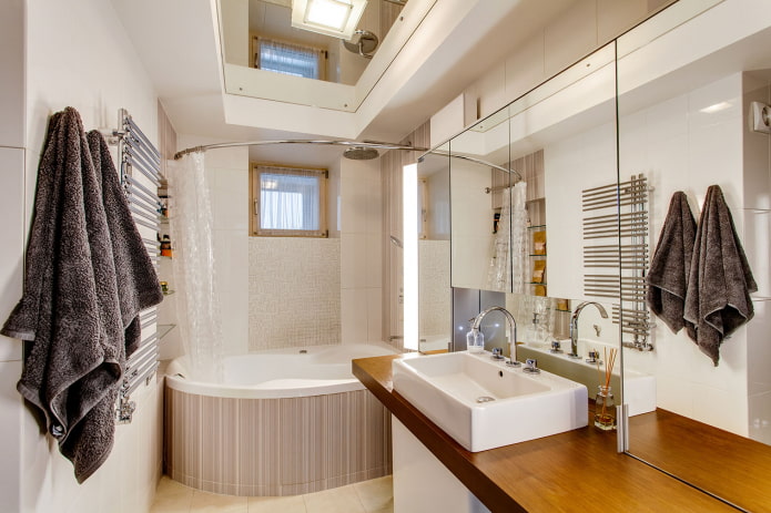 espejos en el baño