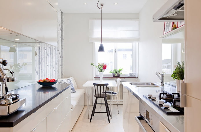 Sofá de cocina en El interior