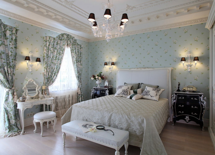 papel pintado floral