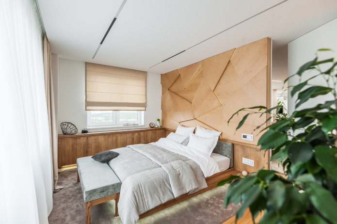 cortinas romanas de estilo moderno