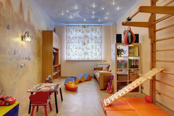 cortinas para la habitación infantil