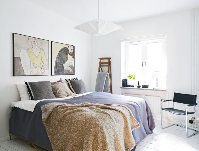 interior blanco con detalles