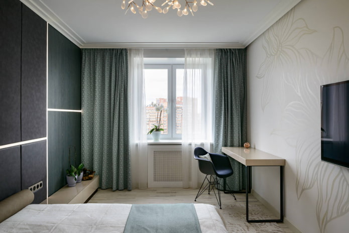 Dormitorio de 18 m² en el apartamento