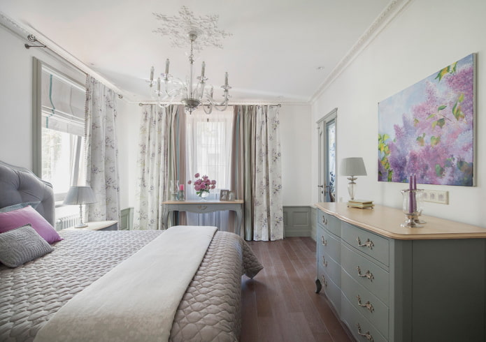 dormitorio de estilo provenzal