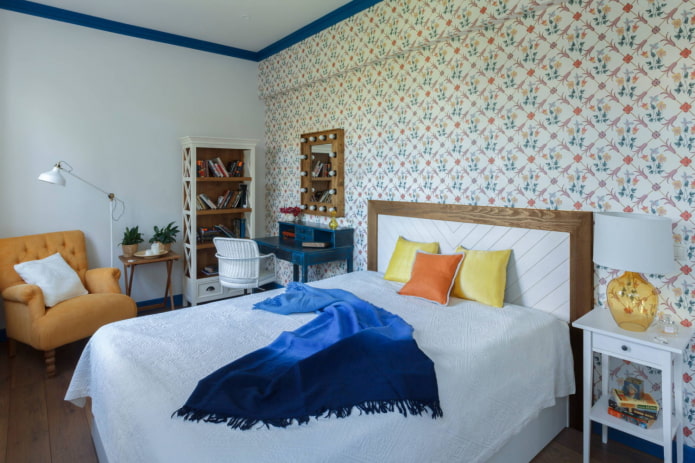 dormitorio de estilo fusión