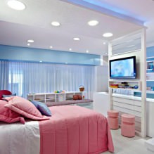 Diseño de dormitorio para niña: foto, características del diseño-8