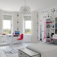 Diseño de dormitorio para niña: foto, características del diseño-4