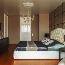 Diseño de la pared del dormitorio: elegir un color, opciones de acabado, 130 fotos en el interior-8