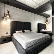 Diseño de paredes de dormitorio: selección de colores, opciones de acabado, 130 fotos del interior-0