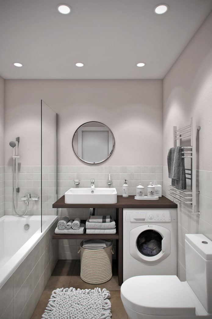 baño en el interior de un estudio